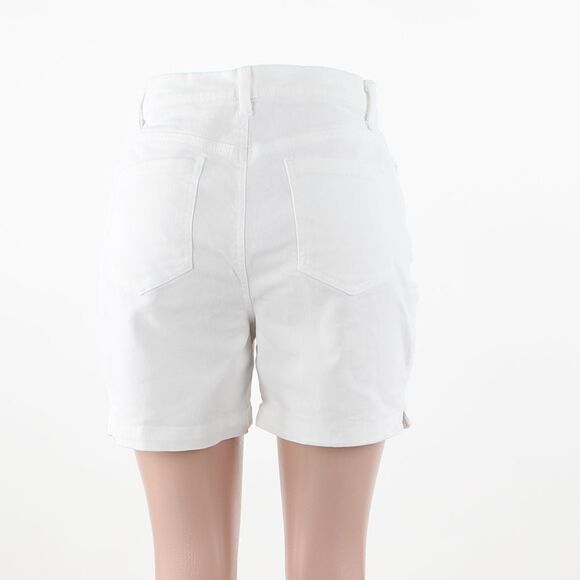 Gloria Vanderbilt Amanda High-Rise Shorts in Vintage White - Picture 3 of 5